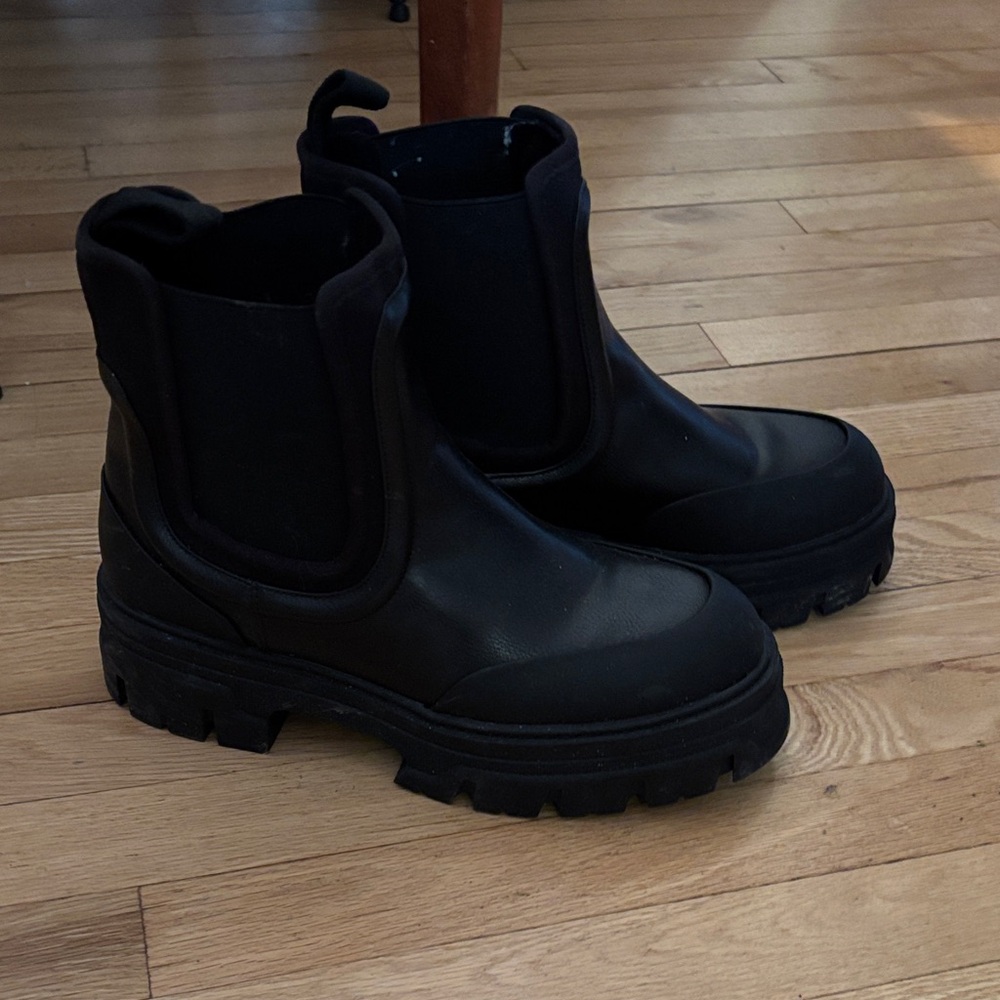 H&M Black Combat Boots